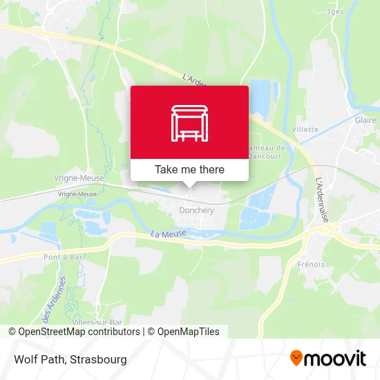 Chemin Du Loup map