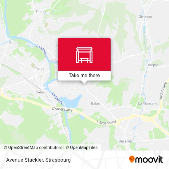 Avenue Stackler map