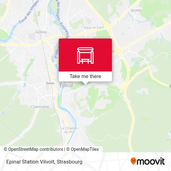 Epinal Station Vilvolt map