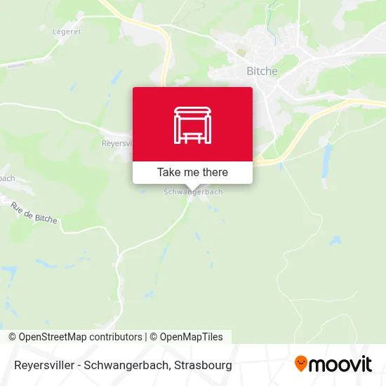 Reyersviller - Schwangerbach map