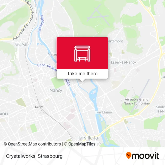 Cristalleries map