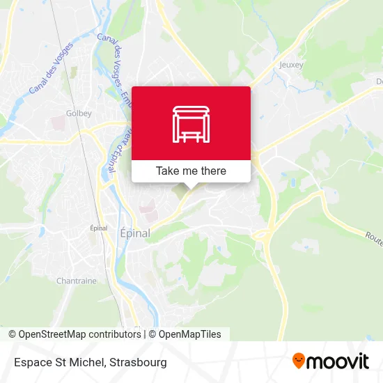 Espace St Michel map