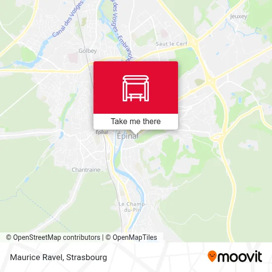 Maurice Ravel map