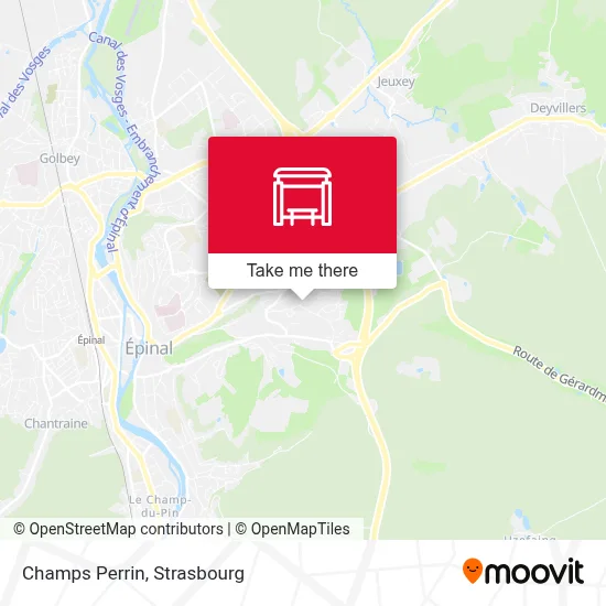 Champs Perrin map