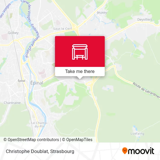 Christophe Doublat map