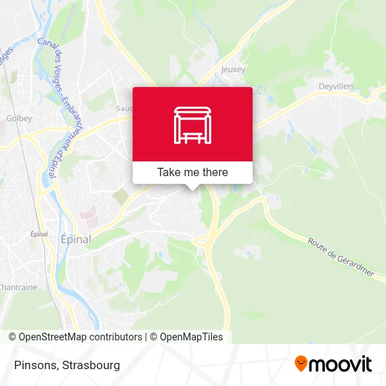 Pinsons map