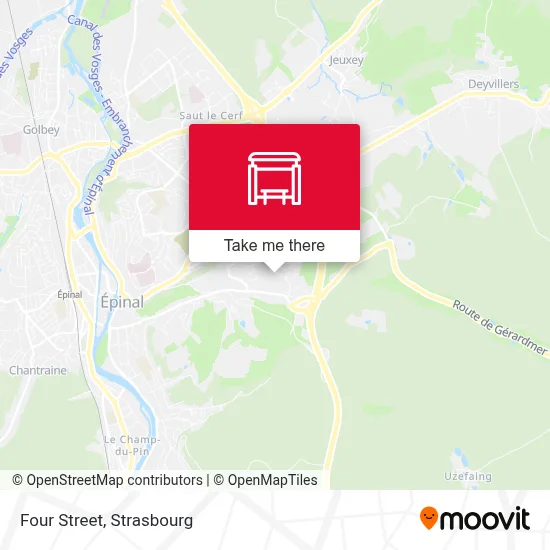 Mapa Rue Du Four