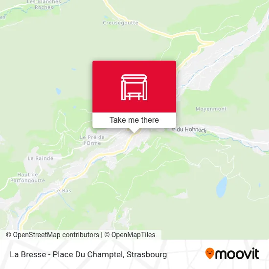 La Bresse - Place Du Champtel map