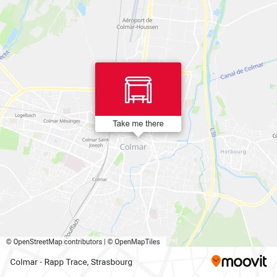 Colmar - Rapp Trace map