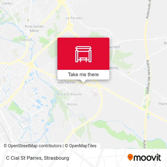 C Cial St Parres map
