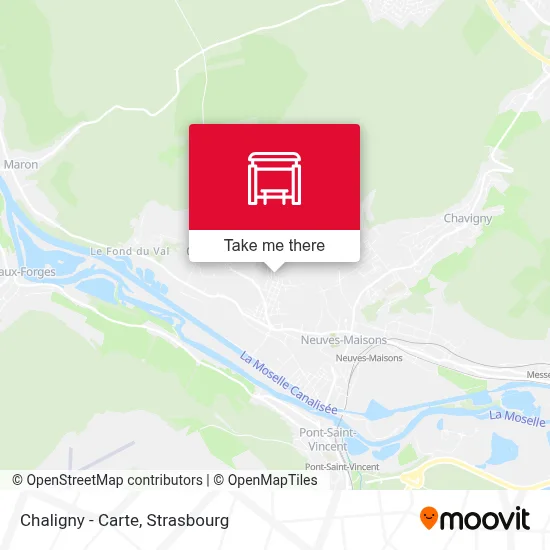 Chaligny - Carte map