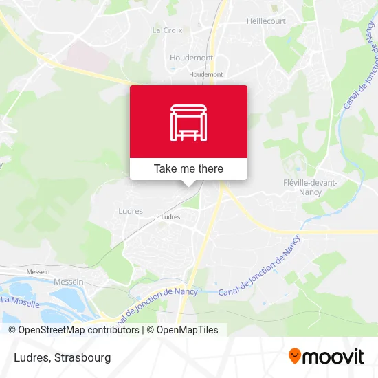 Ludres map
