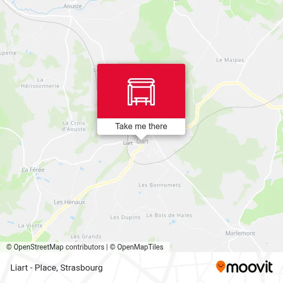 Liart - Place map