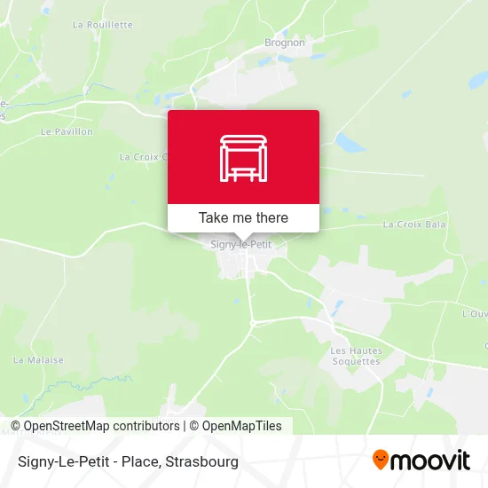 Signy-Le-Petit - Place map