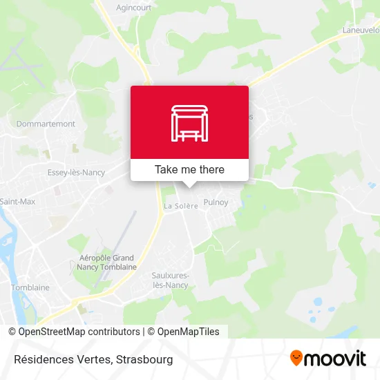 Mapa Résidences Vertes