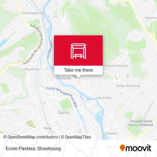 Ecole Pasteur map