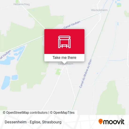 Dessenheim - Eglise map