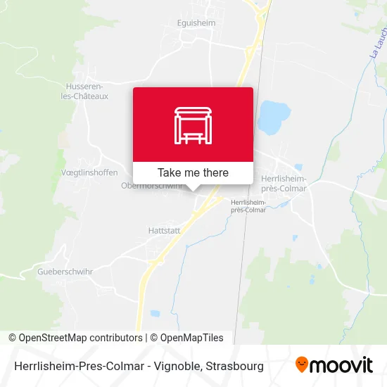 Herrlisheim-Pres-Colmar - Vignoble map