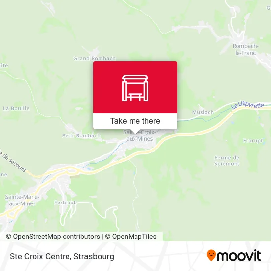 Ste Croix Centre map