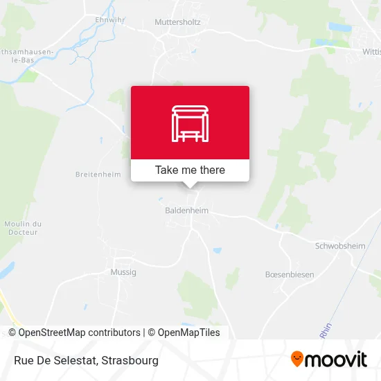 Mapa Rue De Selestat