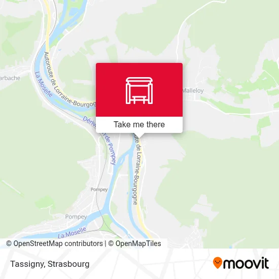 Tassigny map