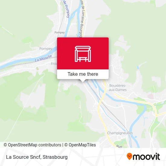 La Source Sncf map