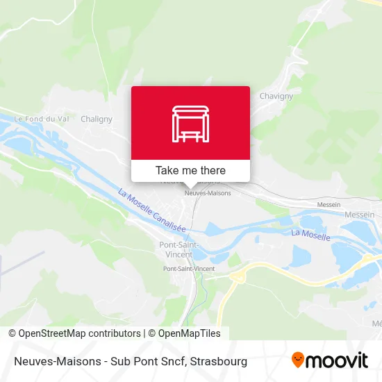 Neuves-Maisons - Sub Pont Sncf map