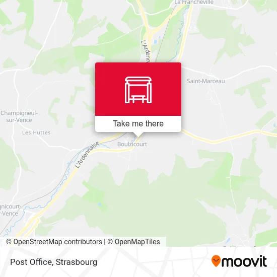 Mapa Poste
