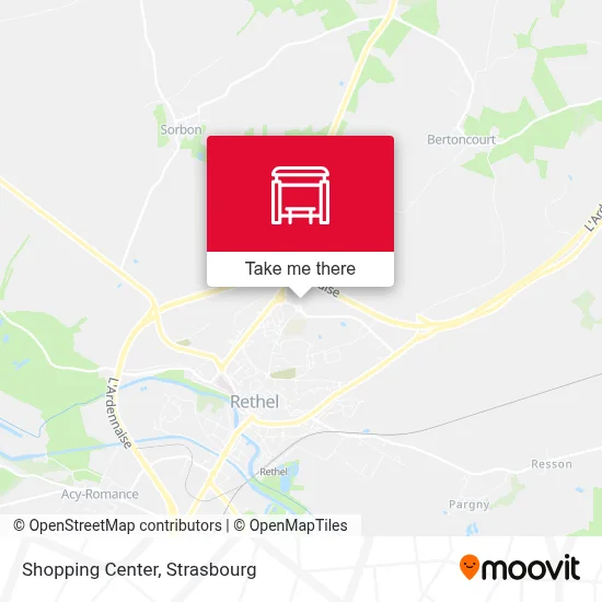 Centre Commercial map