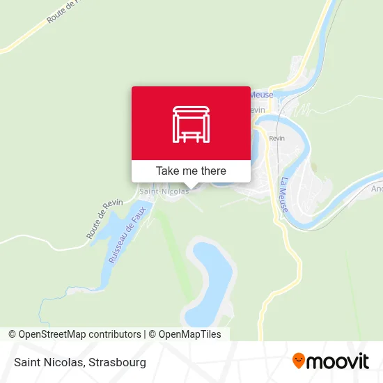 Saint Nicolas map