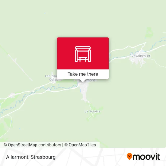 Allarmont map