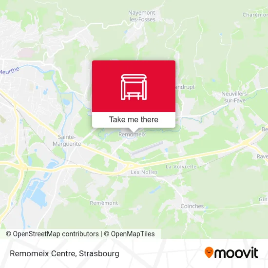 Remomeix Centre map
