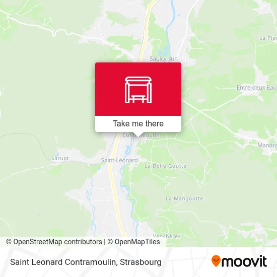 Saint Leonard Contramoulin map
