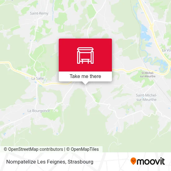 Nompatelize Les Feignes map