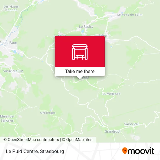 Le Puid Centre map