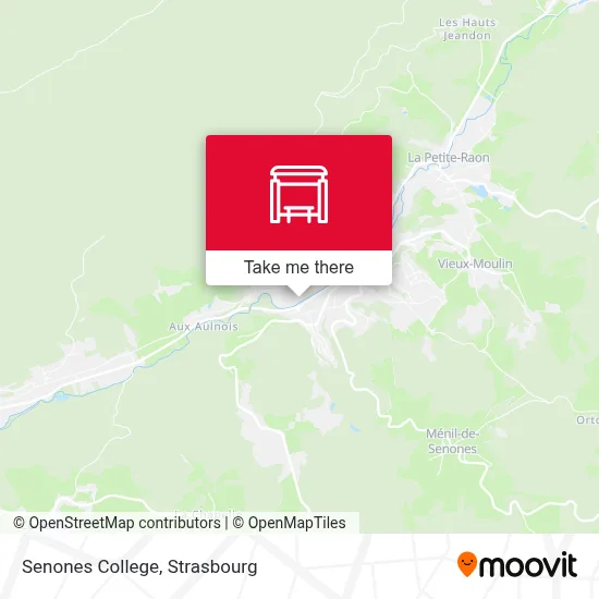 Senones College map