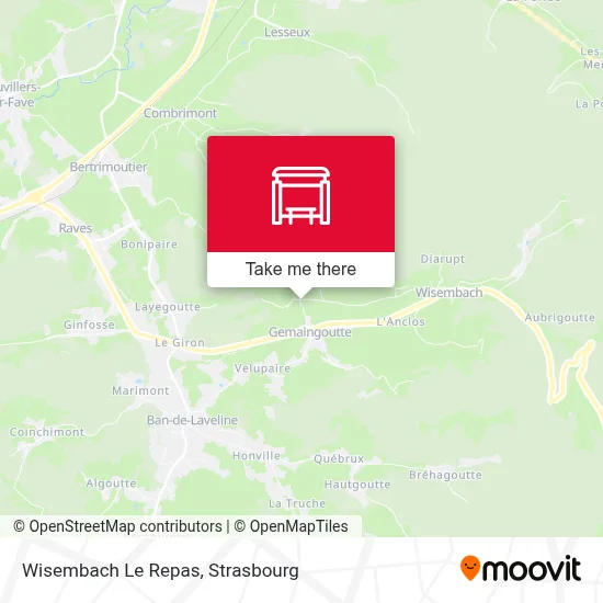 Wisembach Le Repas map