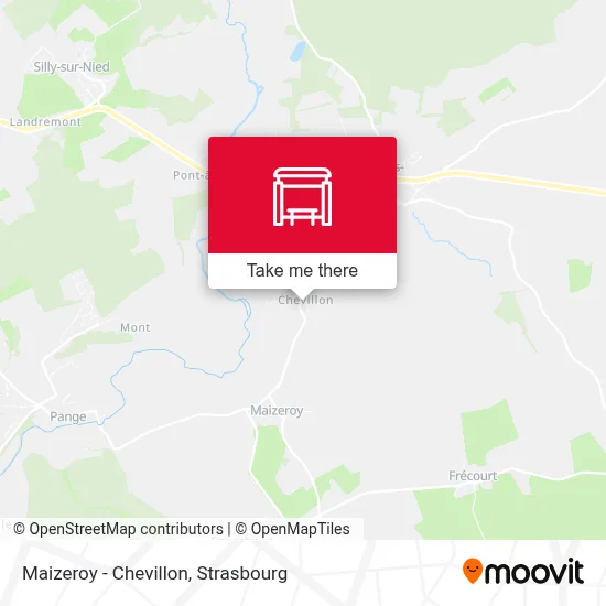 Maizeroy - Chevillon map