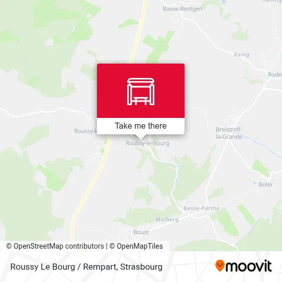 Roussy Le Bourg / Rempart map