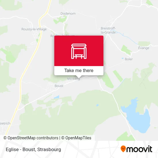 Eglise - Boust map