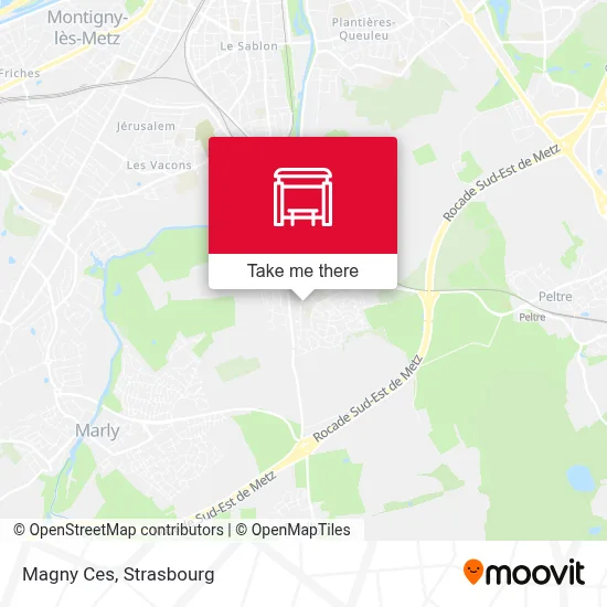 Magny Ces map