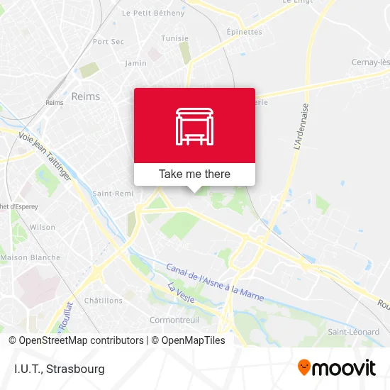 I.U.T. map