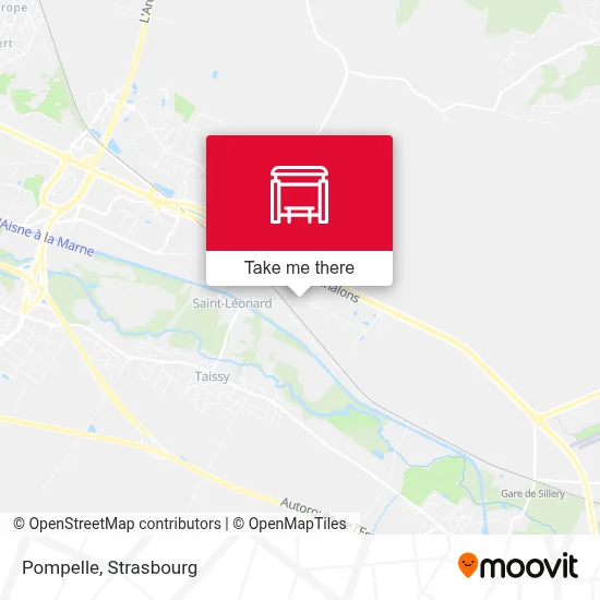 Pompelle map
