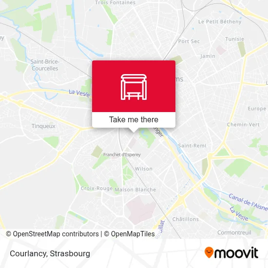 Courlancy map