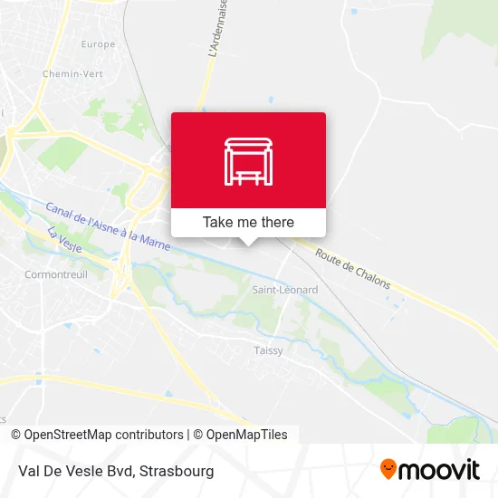 Val De Vesle Bvd map