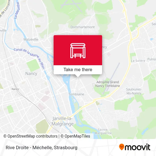 Rive Droite - Méchelle map