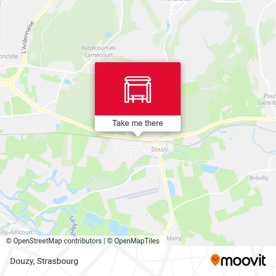 Douzy map