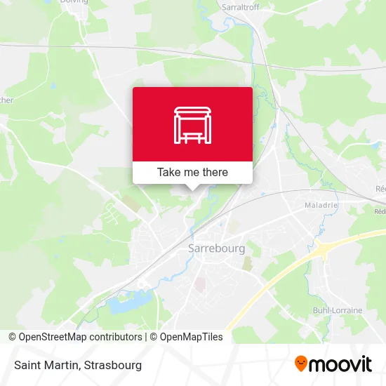 Saint Martin map