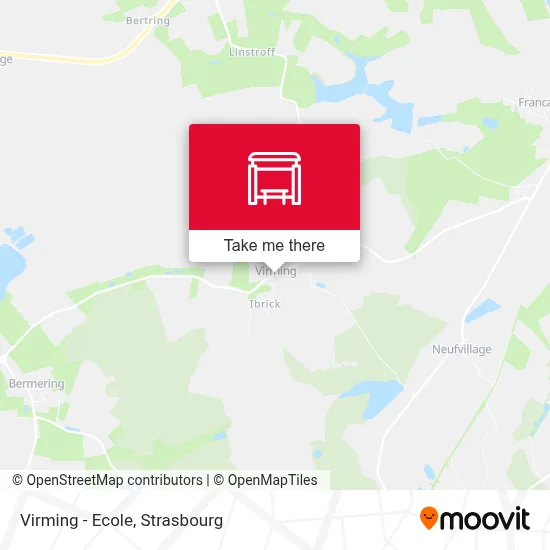 Virming - Ecole map