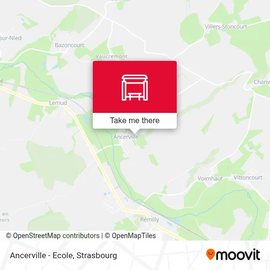 Ancerville - Ecole map